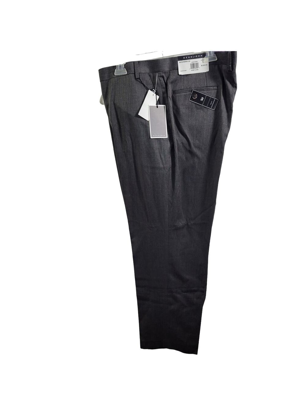 Sean John Men's Gray Flat Front NWT Dress Pants Size 44 x 30L 81123-0365